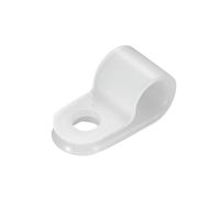 uxcell 108Pcs Nylon R-Type Cable Clamp Organizer Cord Clips for Wire Management 7.9mm White CC-1.5