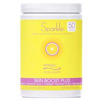 Hydrolyzed Collagen Powder - Sparkle Skin Boost Plus (Mixed Berry) [50-Serves] VERISOL Collagen Peptides Protein Powder Vitamin C, Non-GMO Collagen Supplement Drink, Keto Protein Powder Nutrition