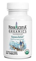 Nova Scotia Organics Nausea Relief (60 Tablets); Organic; Vegan; Vegetarian; Our Nova Scotia Organics Nausea Relief Contains The Powerful Nausea Fighter, Ginger.