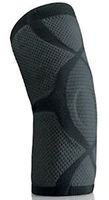 FLA 7588828 Pro Lite 3D Knee Support, Charcoal, Large