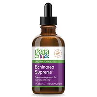 Gaia Herbs, GaiaKids Echinacea Supreme Herbal Drops, Immune Health, Rapid Immune Response Support, Physician Formulated, 2 Fluid Ounces
