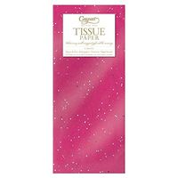 Caspari Solid Tissue Paper in Pink Gemstone, 16 Sheets Included