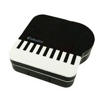 Fashion Artistic Little Piano Contact Lens Cases-Black