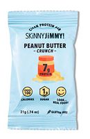Skinny Jimmy! Peanut Butter Crunch Mini Protein Bars, Under 100 Calories, 24 Count
