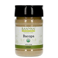 Banyan Botanicals Bacopa Powder, Spice Jar - USDA Organic - Bacopa monniera - Ayurvedic Herb for Memory & Focus