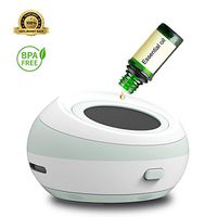 Waterless Oil Diffuser Battery Powered with USB Charging Cord, Fragrance Aromatherapy Fan Diffuser Portable Travel Aroma Diffuser for Car and Small Room