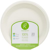 REPURPOSE PLATES 9 " BAGASSE 20 CT