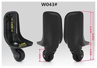 Ownstyle One Pair Spinner Wheels Replacement Luggage Wheels Universal Wheel Supply Repair Suitcase Universal Wheels (W043)