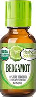 Organic Bergamot Essential Oil (100% Pure - USDA Certified Organic) Best Therapeutic Grade Essential Oil - 30ml