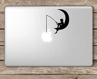DreamWorks Fishing - Apple MacBook Laptop Vinyl Sticker Decal, Die Cut Vinyl Decal for Windows, Cars, Trucks, Tool Boxes, laptops, MacBook - virtually Any Hard, Smooth Surface