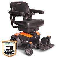Pride Go-Chair Travel Power Wheelchair w/Avail ext warr incl Batteries (Amber Orange)