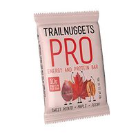 Trailnuggets PRO Protein Energy Bar, Sweet Potato Maple Pecan, Vegan, Non-GMO, Gluten-Free, Dairy-Free, Soy-Free, Plant Based Protein (Pack of 12)
