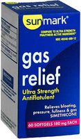 Sunmark Gas Relief Softgels Ultra Strength - 60 ct