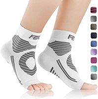 Featol Plantar Fasciitis Socks with Arch Support, Compression Foot Sleeves Relieves Achilles Tendonitis, Joint Pain, Swelling, Heel Spurs, Better Than a Night Splint