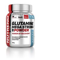 Nutrend Glutamine Mega Strong Powder 500g Punch and Cranberries Flavor Combination of Essential Amino Acid L-leucine 95% Piperine