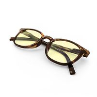 J+S Vision Blue Light Shield Computer Reading/Gaming Glasses - 0.0 Magnification - Anti Blue Light 100% UV Protection - High Definition Lens, WF1 Glossy Tortoise Frame