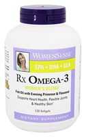 Rx Omega 3 Women's Blend Fish Oil with Evening Primrose Flaxseed (120 Softgels)