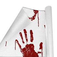 Gift Wrapping Paper Roll Red Bloody for Birthday,Holiday,Wedding,Baby Shower Gift Wrap - 3Rolls - 58inch x 23inch Per Roll