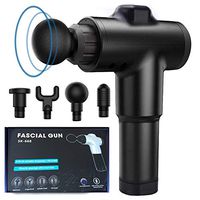 Massage Gun, Cordless Rechargeable Deep Tissue Massager Portable Massage Device Massage Body with 4 Massage Head