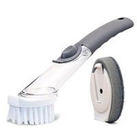 All-Purpose Scrubber Sponge Soap Dispensing Palm Brush All-Purpose Scrubber