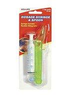Acu-Life Oral Syringe & Spoon | Calibrated for Liquid Medicine | 10 mL/2 TSP