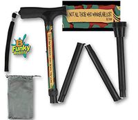 Foldable Walking Cane Hobbit Tolkien Quote Motto Pattern Collapsible Lightweight Travel BFunkyMoblity