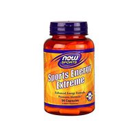 NOW Sports Nutrition, Sports Energy Extreme with B Vitamins and other cofactors such as Chromium, Magnesium Malate and Carnitine, 90 Capsules