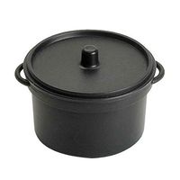 Zappy Disposable Heavyweight Plastic 2.7oz Mini Crock Pot Black Tasting Sample Bowl Mini Soup Bowls with Handles and Lids Dessert Cups (20Ct Crock Pots)