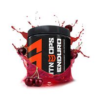 MTN OPS Enduro Cardio Enhancement Non-Caffeinated Energy Drink Mix 30-Serving Bottle, Black Cherry