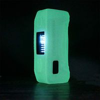 CEOKS for GeekVape aegis Solo 100W Silicone Case, Anti-Slip Protective Silicone Case Skin Rubber Cover for GeekVape aegis Solo 100W Vape Box Rubber case wrap Shield (Luminous)