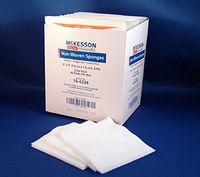 McKesson - Non-Woven Sponge McKesson Polyester / Rayon 4-Ply 3 X 3 Inch Square Sterile - 80/Box - McK