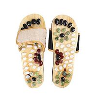 Happylife Massage Slippers Foot Massager Shoes Reflexology Foot Massager Tools, Acupressure Massage Slippers Shoes Sandals Mat for Men Women,S(Women6.5/Men5.5)