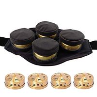 Copper Box- Portable Moxibustion Bag, high-Density Cloth Thermal-Insulation moxibustion Four-Box,Used to Relieve Shoulder Pain
