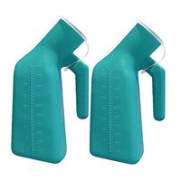GxYue Male Urinal - Incontinence Pee Bottle 32oz./1000ml with Cover Suitable for Bedridden,Travel,Camping,Car(2 Pack) Seat Belts