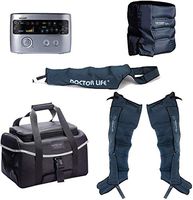 DSMAREF Recovery Compression System Full Package : Compression Pump, Recovery Boots, Arm Sleeve, Waist Sleeve, Carry Bag. (Boots Size : XXL)