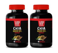 Brain Support Vitamins - CHIA Seed Oil Extract Complex - chia Seed Oil Pills - 2 Bottles (120 Softgels)
