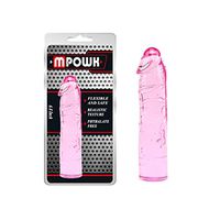 SeksBee 100% High Quality 6 Inch Slim Beginner Liquid Silicone Lifelike Pen-ǐs for First-Time Users 6" Woman Gift Pleasing Device Clear Pink Discreet Package