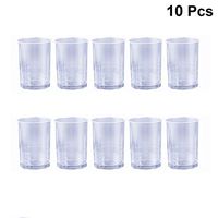FENICAL Plastic Mousse Dessert Cups Round Appetizer Bowls Trifle Bowl Disposable Jelly Yogurt Cup 10pcs