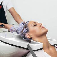 Bluestone Hair Washing Tray for Sink – Portable Non-Slip Shampoo Station and Mobility Aid for Kitchen and Bathroom – Children, Elderly, Disabled