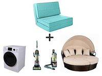 Your Zone Easy Launch Chair Easily Converts Into a Bed (1, Mint)