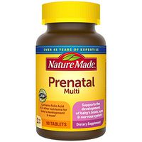 Nature Made Prenatal Vitamin with Folic Acid, Iron, Iodine & Zinc, 90 Tablets (Packaging May Vary)