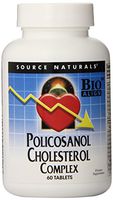 Source Naturals Policosanol Cholesterol Complex, Multi-System Support for Healthy Lipid Levels, 60 Tablets
