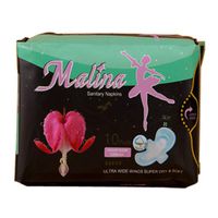 Malina Sanitary Napkin Ultra Thin Wings 320MM Mini Order Qty 12 Pack - 1 Box