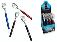 Bearclaw Extendable Back Scratcher 4 Pk Black ,Blue , Brown , Red