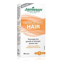 Jamieson Laboratories Gorgeous Hair, 60 softgels