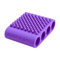 Bump It Off Silicone Cleaning Scrubber Brush for Fabric, Kitchen, Pets, Body, Beauty | Purple
