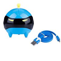 Contact Lenses Cleaning Machine,5 Colors Portable Contact Lens Ball Mask USB Washer Automatic (Blue)