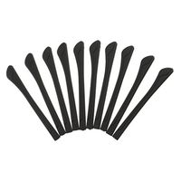 10pcs Plastic Spectacle Eyeglasses Eyewear Reading Glasses Temple End Tips Ear Sock Tubes Blue Black Brown - Black, as described