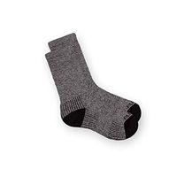 Bamboo Diabetic Non-Binding Crew Socks (Medium, Charcoal Black)