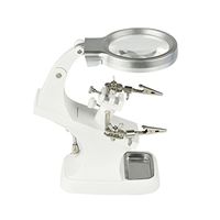 MING REN Led Lights Highlight Desktop Micro-Sculpture Welding Repair Magnifying Glass 360-degree Rotating Table Practical Multifunction